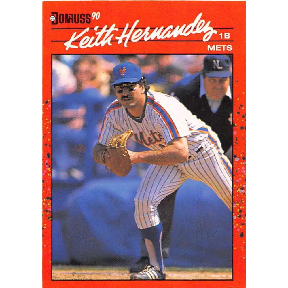 1990 Donruss #388 Keith Hernandez VG-EX New York Mets Baseball Card Image 1