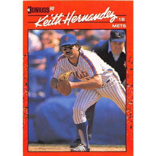 1990 Donruss #388 Keith Hernandez VG-EX New York Mets Baseball Card Image 1