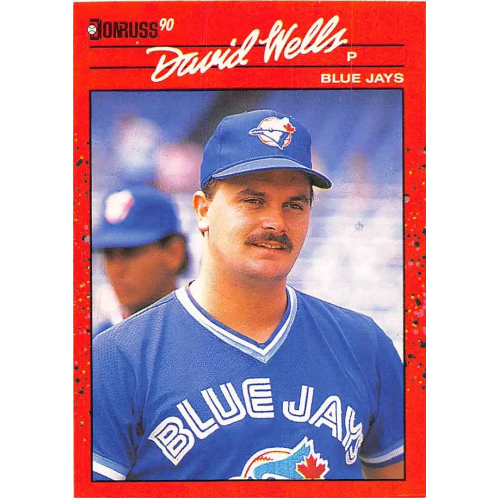 1990 Donruss #425 David Wells VG-EX Toronto Blue Jays Baseball Card Image 1