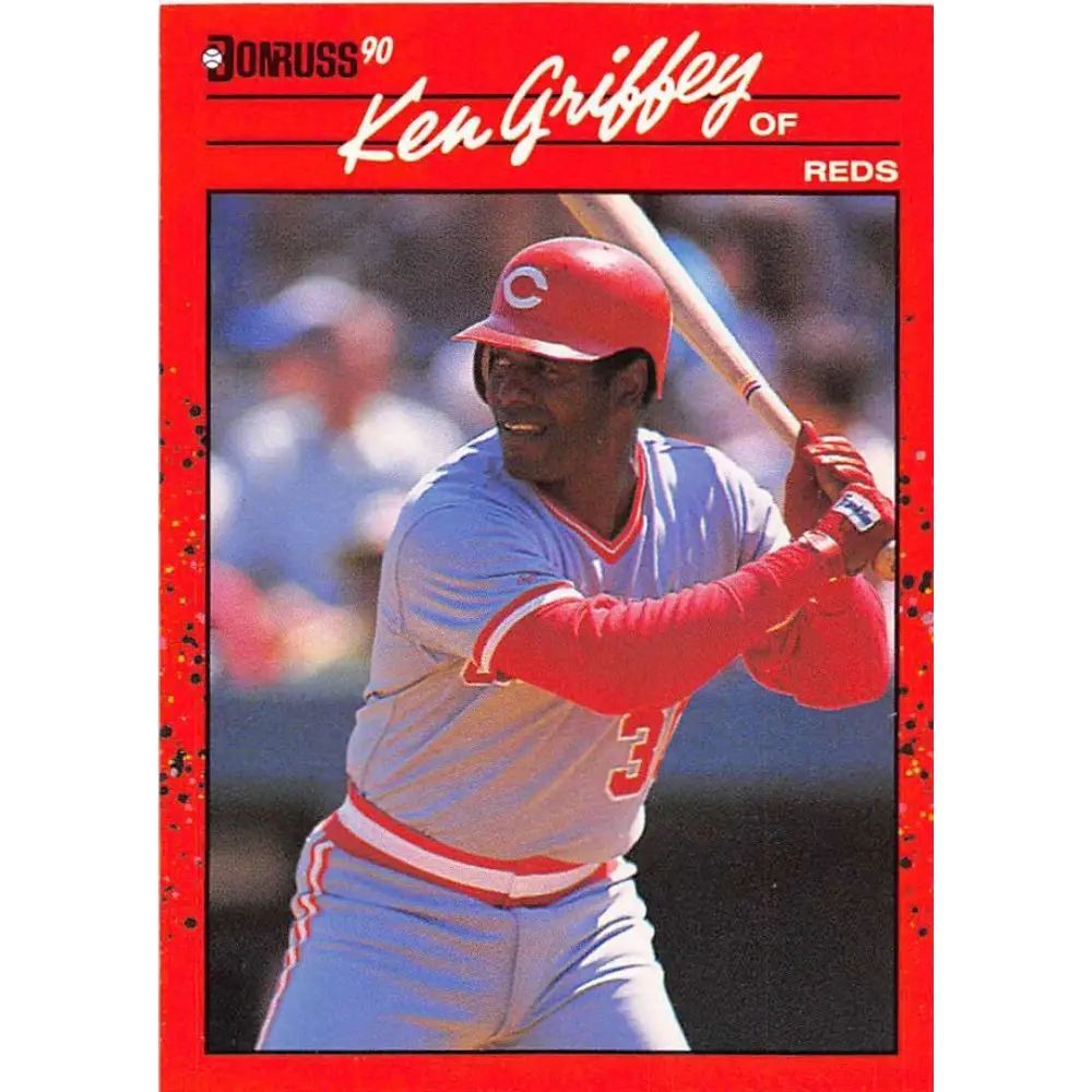1990 Donruss #469 Ken Griffey Sr. VG-EX Cincinnati Reds Baseball Card Image 1