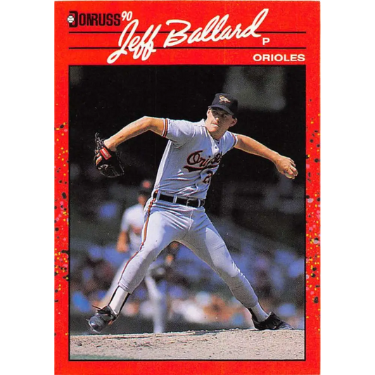 1990 Donruss #51 Jeff Ballard VG-EX Baltimore Orioles Baseball Card Image 1