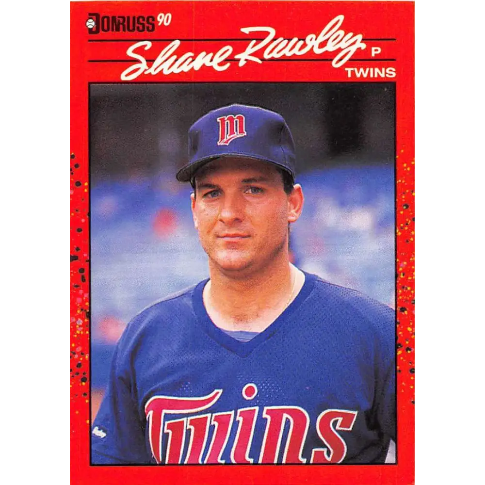1990 Donruss #537 Shane Rawley VG-EX Minnesota Twins Baseball Card Image 1