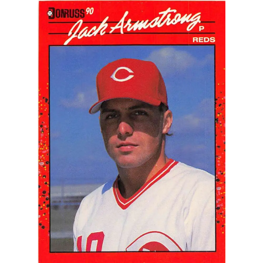 1990 Donruss #544 Jack Armstrong VG-EX Cincinnati Reds Baseball Card Image 1
