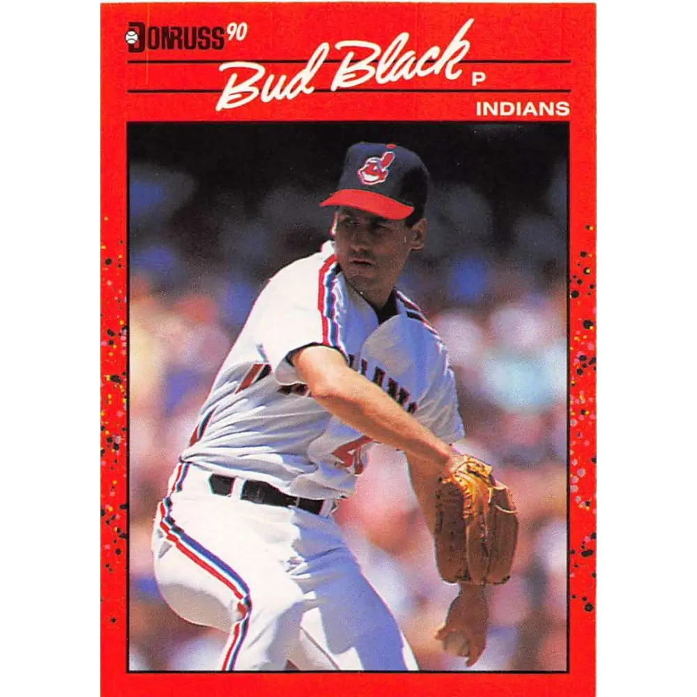 1990 Donruss #556 Bud Black VG-EX Cleveland Indians Baseball Card Image 1