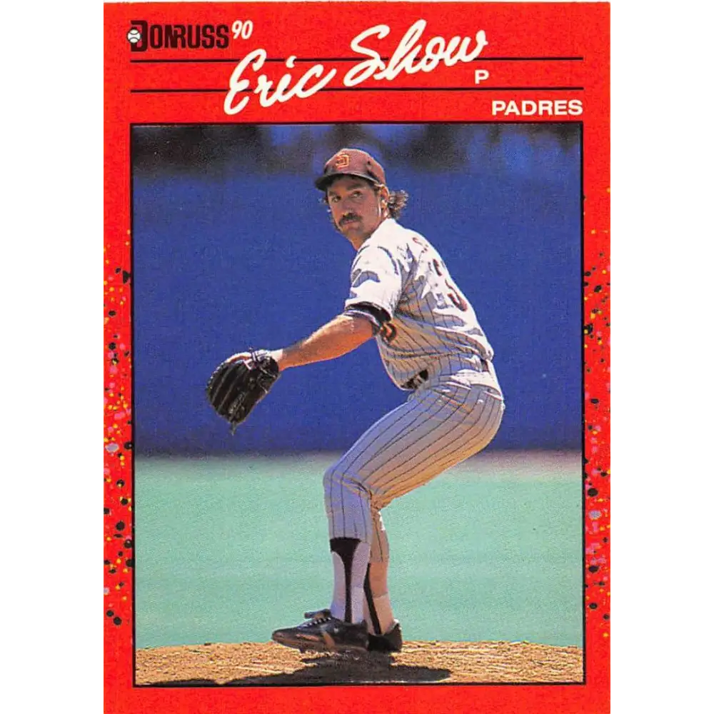 1990 Donruss #559 Eric Show VG-EX San Diego Padres Baseball Card Image 1