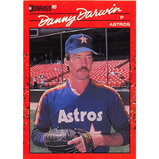 1990 Donruss #561 Danny Darwin VG-EX Houston Astros Baseball Card Image 1