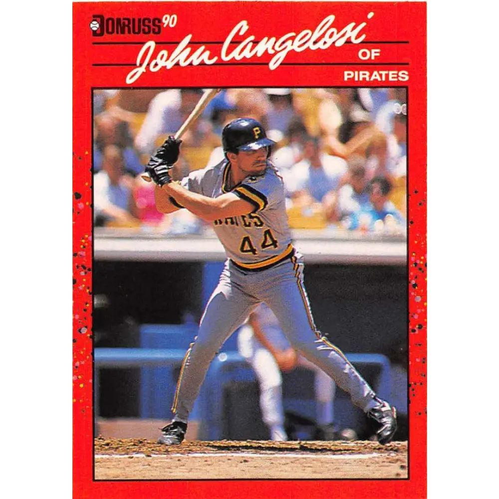 1990 Donruss #565 John Cangelosi VG-EX Pittsburgh Pirates Baseball Card Image 1