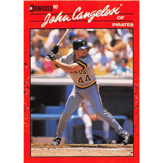 1990 Donruss #565 John Cangelosi VG-EX Pittsburgh Pirates Baseball Card Image 1