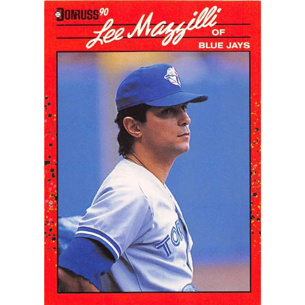 1990 Donruss #584 Lee Mazzilli VG-EX Toronto Blue Jays Baseball Card Image 1