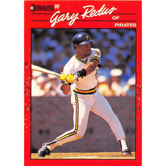 1990 Donruss #597 Gary Redus VG-EX Pittsburgh Pirates Baseball Card Image 1