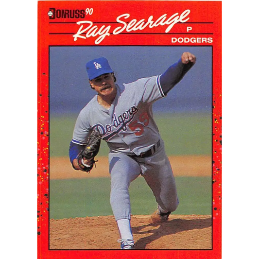 1990 Donruss #649 Ray Searage VG-EX Los Angeles Dodgers Baseball Card Image 1