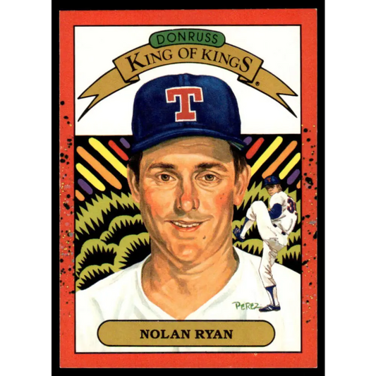 1990 Donruss #665 Nolan Ryan EX/NM Texas Rangers Baseball Card Image 1