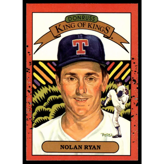 1990 Donruss #665 Nolan Ryan EX/NM Texas Rangers Baseball Card Image 1
