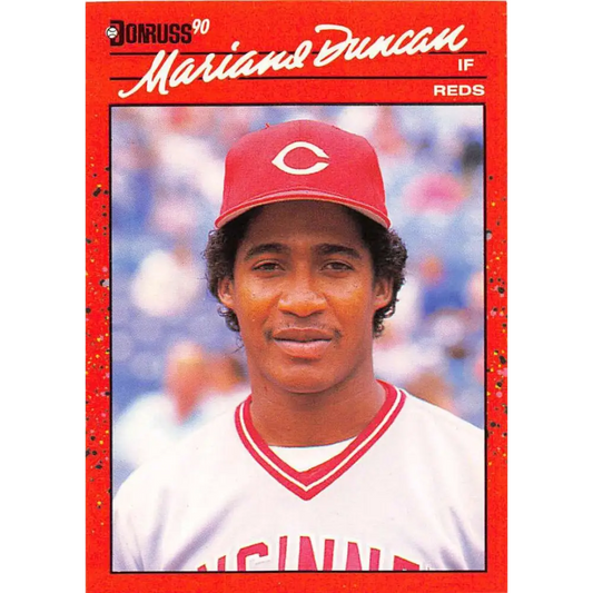 1990 Donruss #684 Mariano Duncan VG-EX Cincinnati Reds Baseball Card Image 1