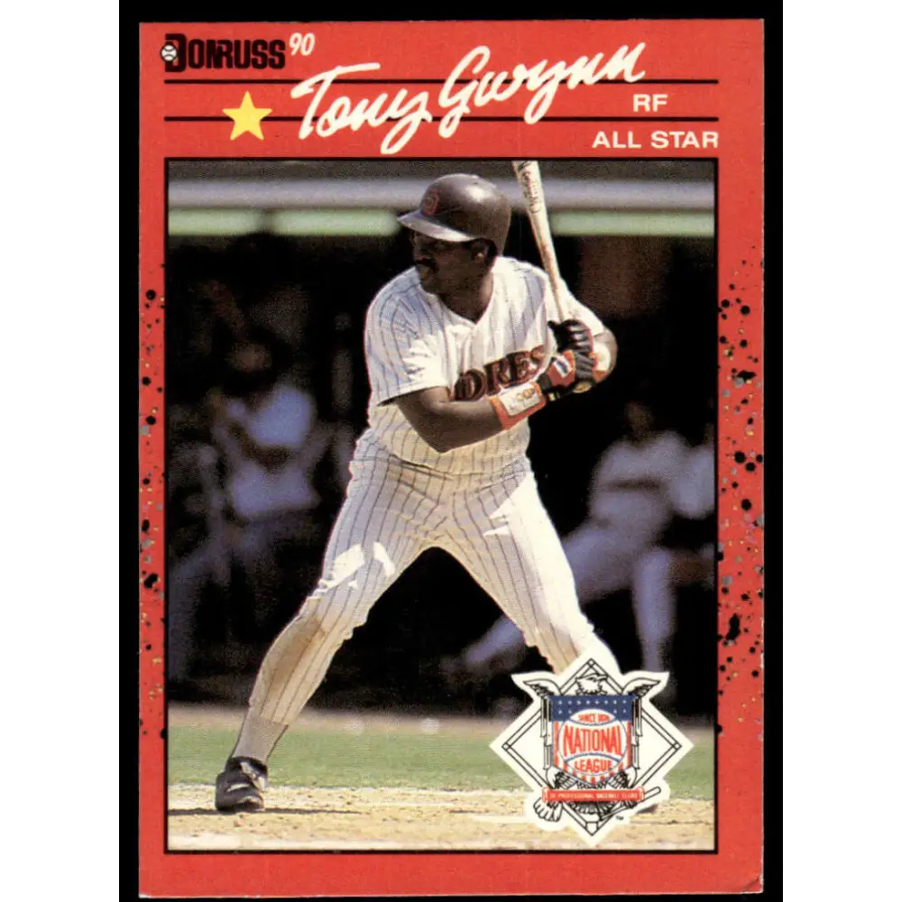 1990 Donruss #705 Tony Gwynn NM/MT San Diego Padres Baseball Card Image 1