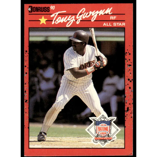 1990 Donruss #705 Tony Gwynn NM/MT San Diego Padres Baseball Card Image 1