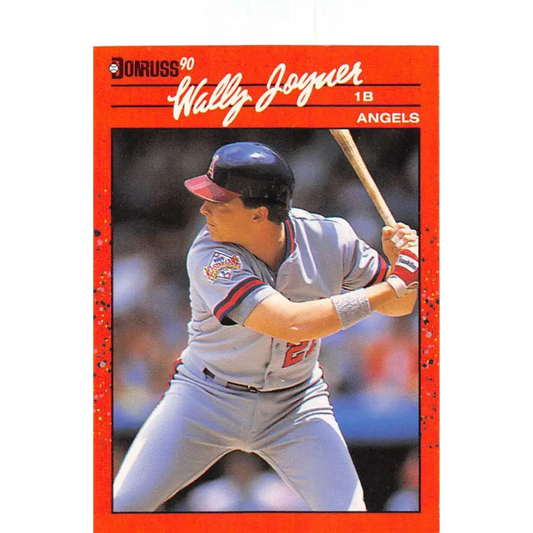 1990 Donruss #94 Wally Joyner VG-EX California Angels Baseball Card Image 1