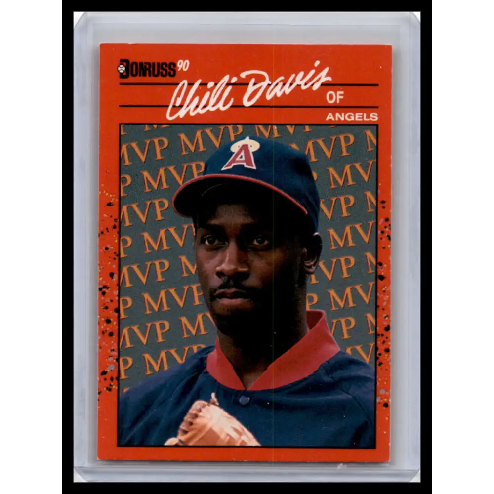 1990 Donruss #BC-20 Chili Davis NM-MT California Angels Baseball Card Image 1