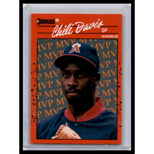1990 Donruss #BC-20 Chili Davis NM-MT California Angels Baseball Card Image 1