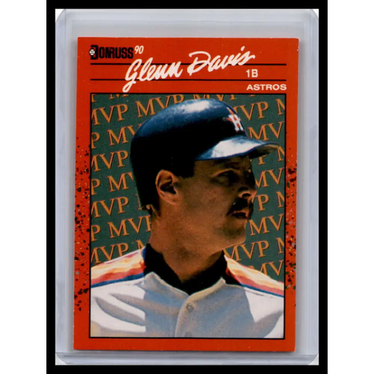 1990 Donruss #BC-21 Glenn Davis NM-MT Houston Astros Baseball Card Image 1