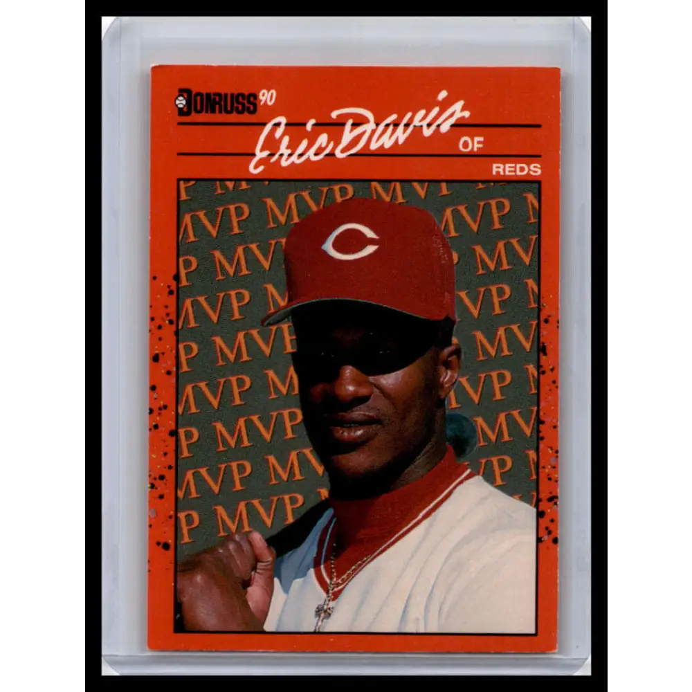 1990 Donruss #BC-23 Eric Davis NM-MT Cincinnati Reds Baseball Card Image 1