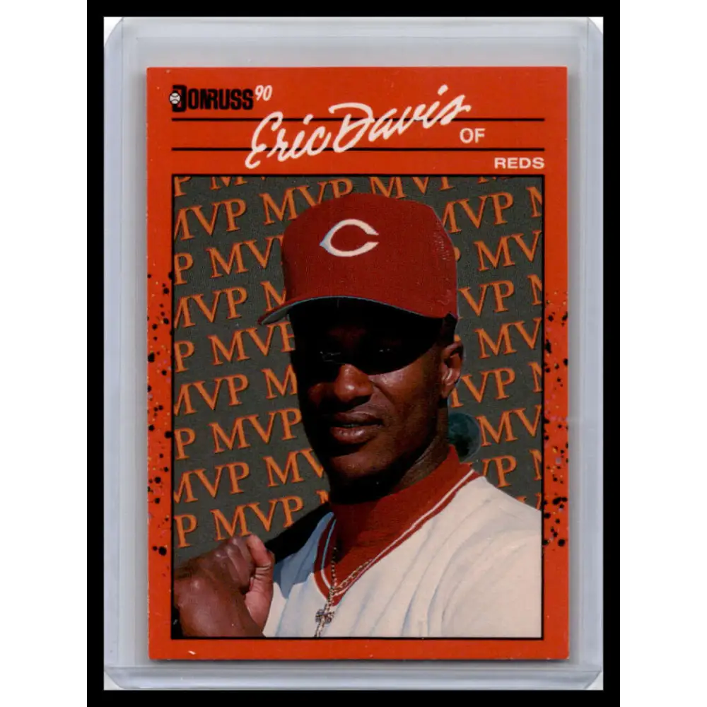 1990 Donruss #BC-23 Eric Davis NM-MT Cincinnati Reds Baseball Card Image 1