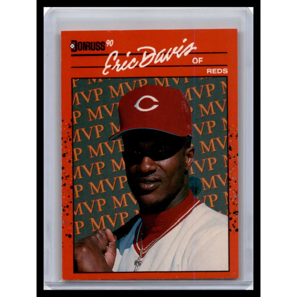 1990 Donruss #BC-23 Eric Davis NM-MT Cincinnati Reds Baseball Card Image 1