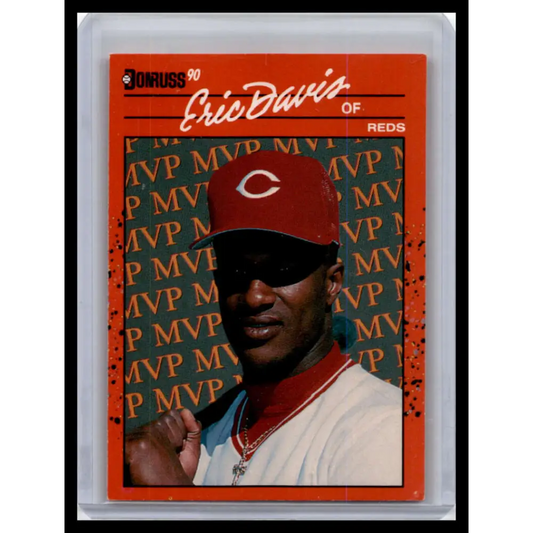 1990 Donruss #BC-23 Eric Davis NM-MT Cincinnati Reds Baseball Card Image 1