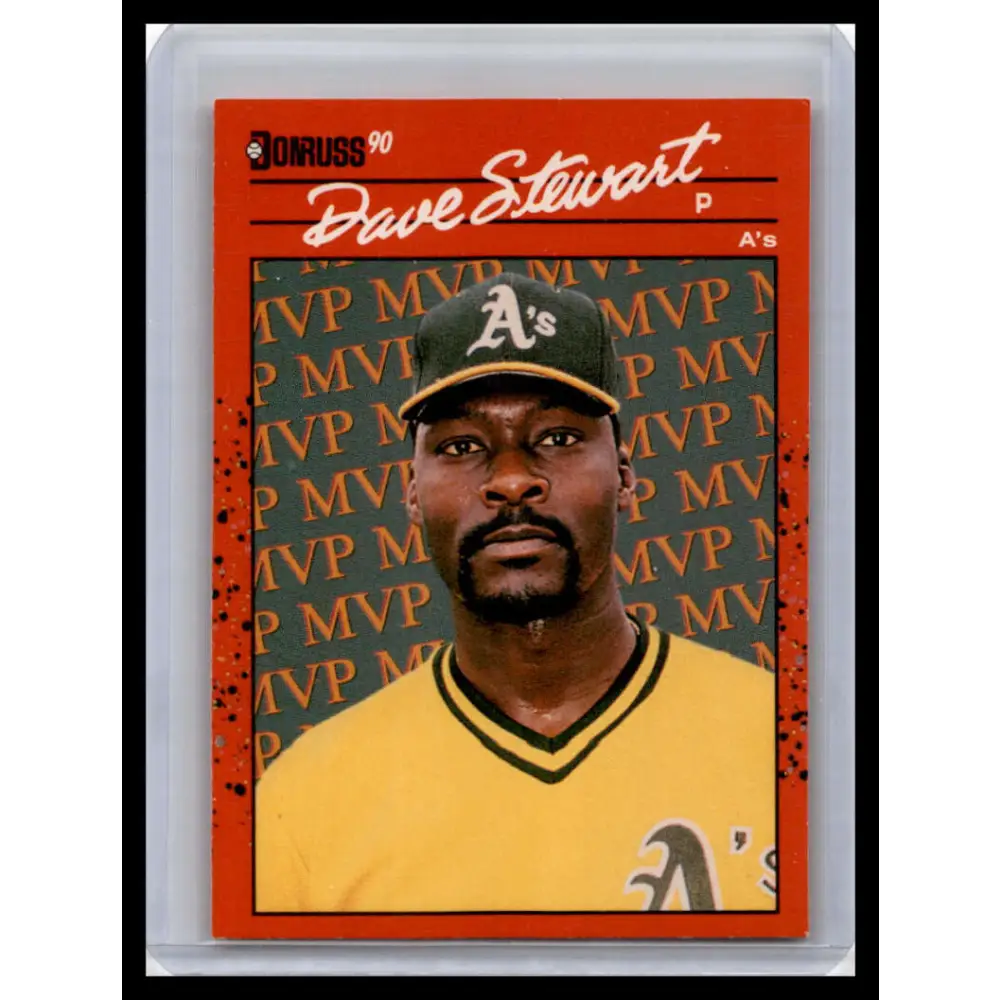 1990 Donruss #BC-3 Dave Stewart NM-MT Oakland Athletics Baseball Card Image 1