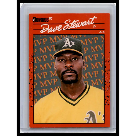 1990 Donruss #BC-3 Dave Stewart NM-MT Oakland Athletics Baseball Card Image 1