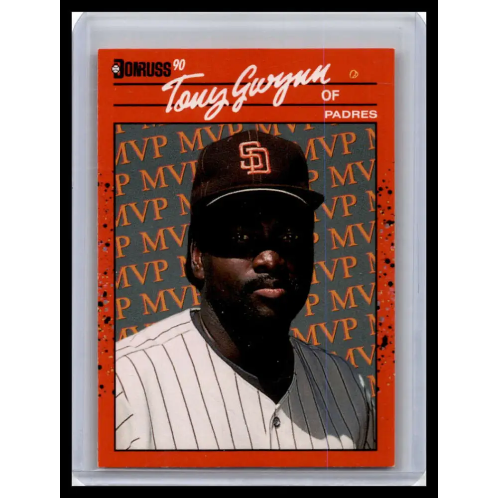 1990 Donruss #BC-4 Tony Gwynn NM-MT San Diego Padres Baseball Card Image 1