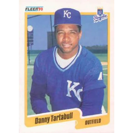 1990 Fleer #120 Danny Tartabull NM-MT Kansas City Royals Baseball Card Image 1