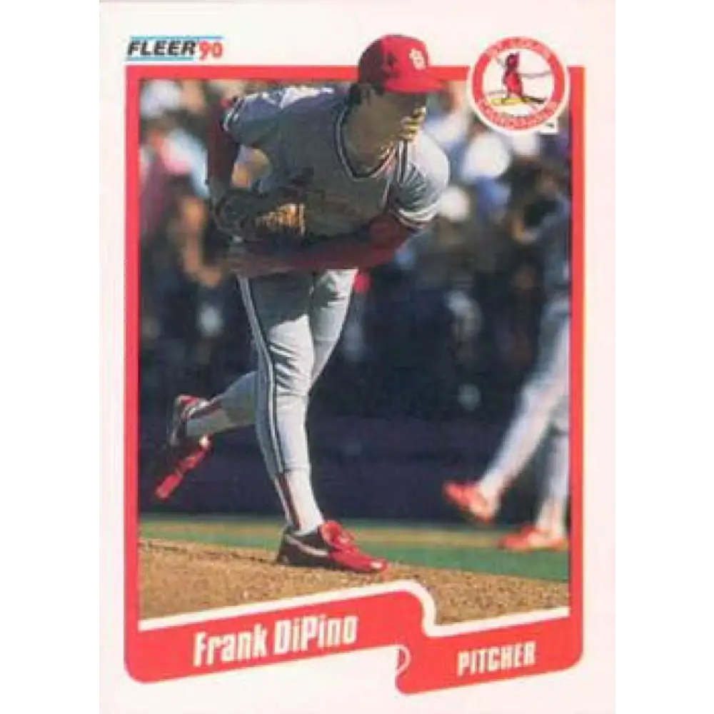 1990 Fleer #249 Frank DiPino NM-MT St. Louis Cardinals Baseball Card Image 1