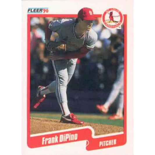 1990 Fleer #249 Frank DiPino NM-MT St. Louis Cardinals Baseball Card Image 1