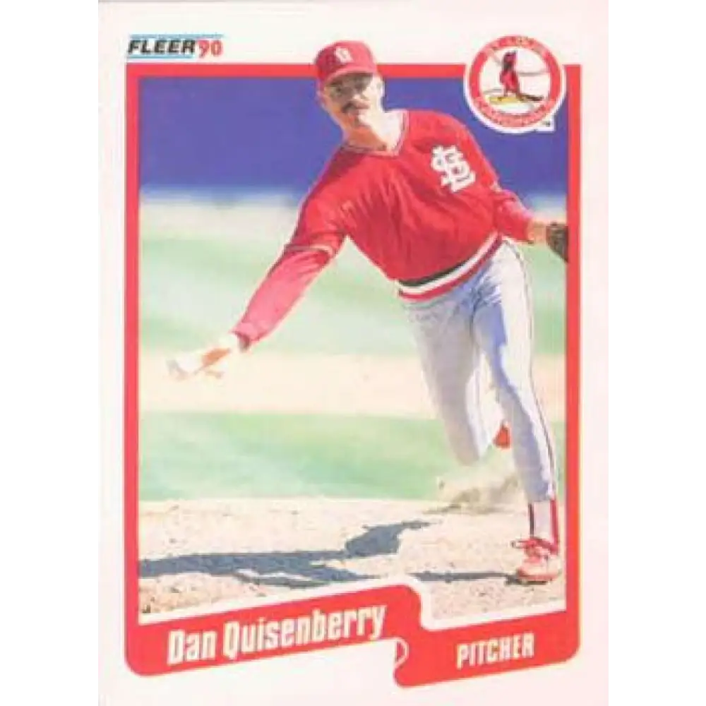 1990 Fleer #259 Dan Quisenberry NM-MT St. Louis Cardinals Baseball Card Image 1