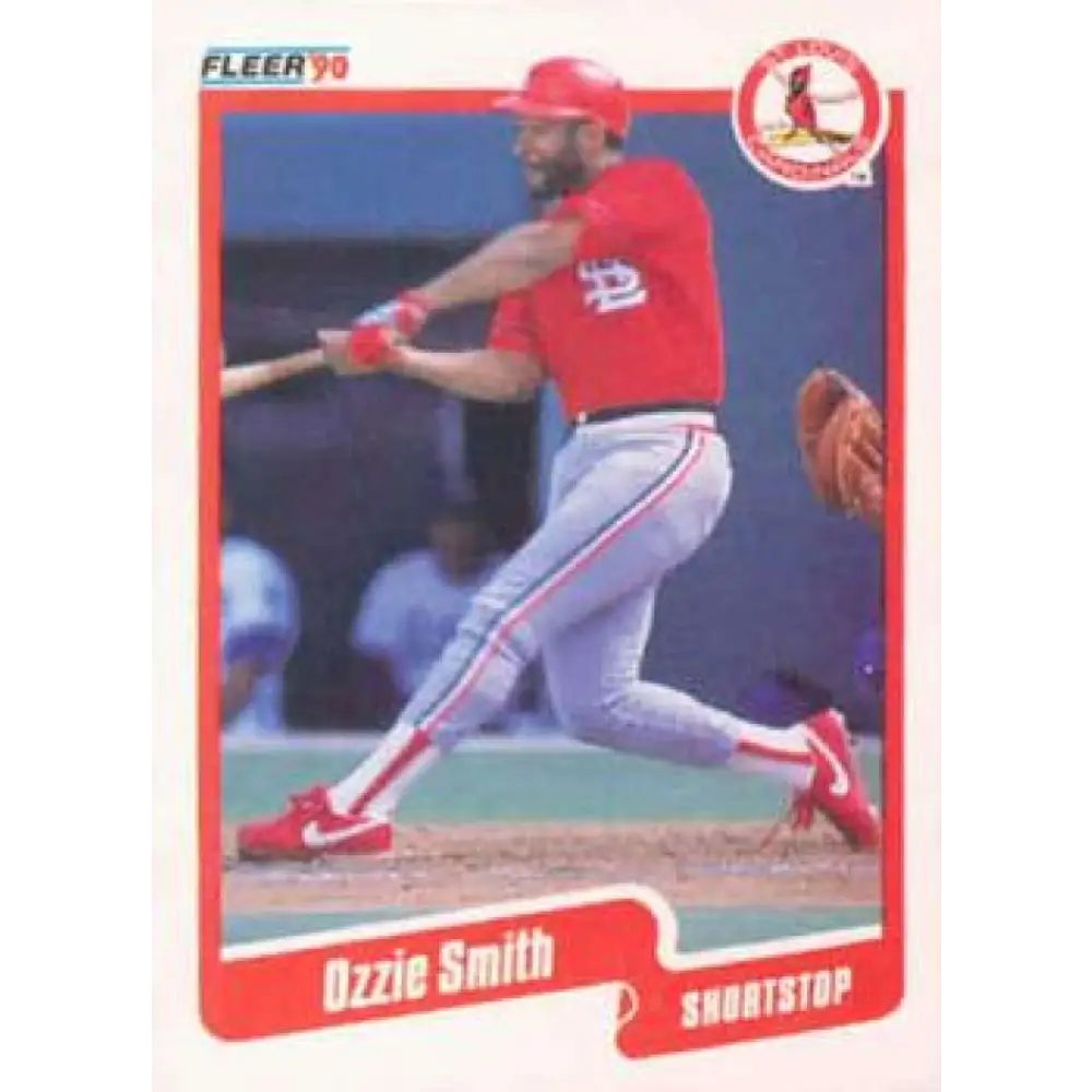 1990 Fleer #260 Ozzie Smith NM-MT St. Louis Cardinals Baseball Card Image 1