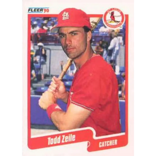 1990 Fleer #265 Todd Zeile NM-MT St. Louis Cardinals Baseball Card Image 1