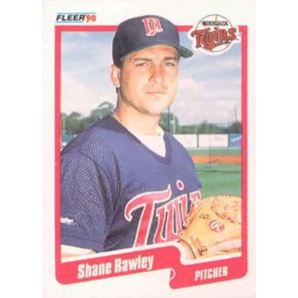 1990 Fleer #384 Shane Rawley NM-MT Minnesota Twins Baseball Card Image 1