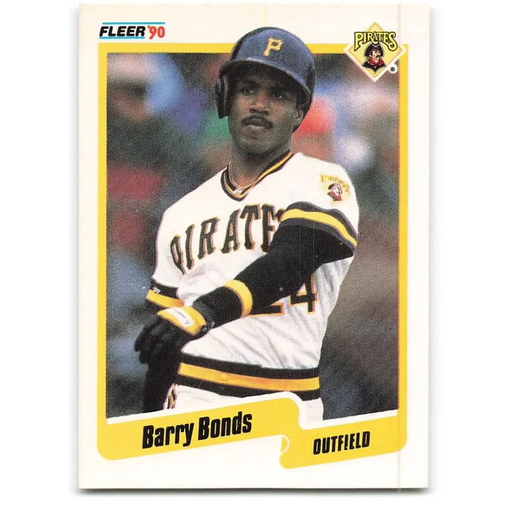 1990 Fleer #461 Barry Bonds NM-MT Pittsburgh Pirates Baseball Card Image 1