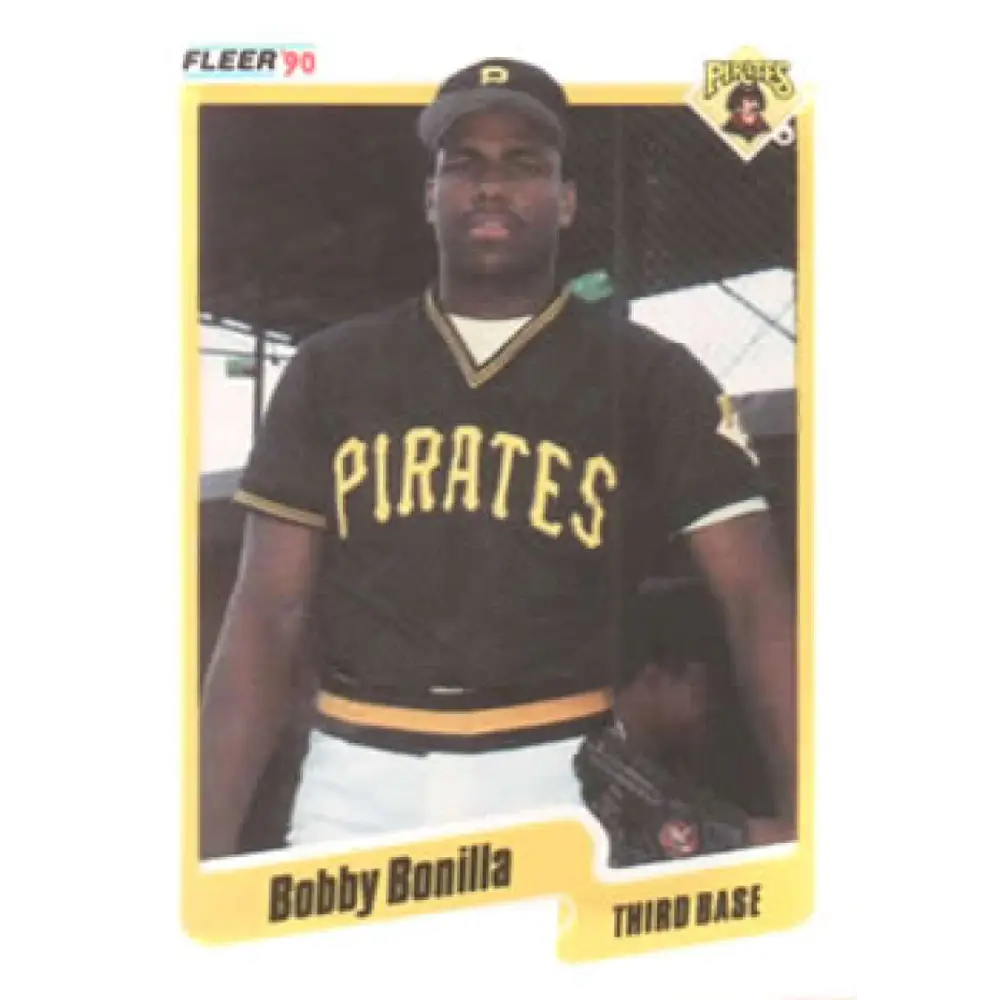 1990 Fleer #462 Bobby Bonilla NM-MT Pittsburgh Pirates Baseball Card Image 1