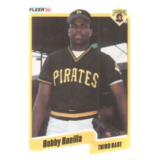 1990 Fleer #462 Bobby Bonilla NM-MT Pittsburgh Pirates Baseball Card Image 1
