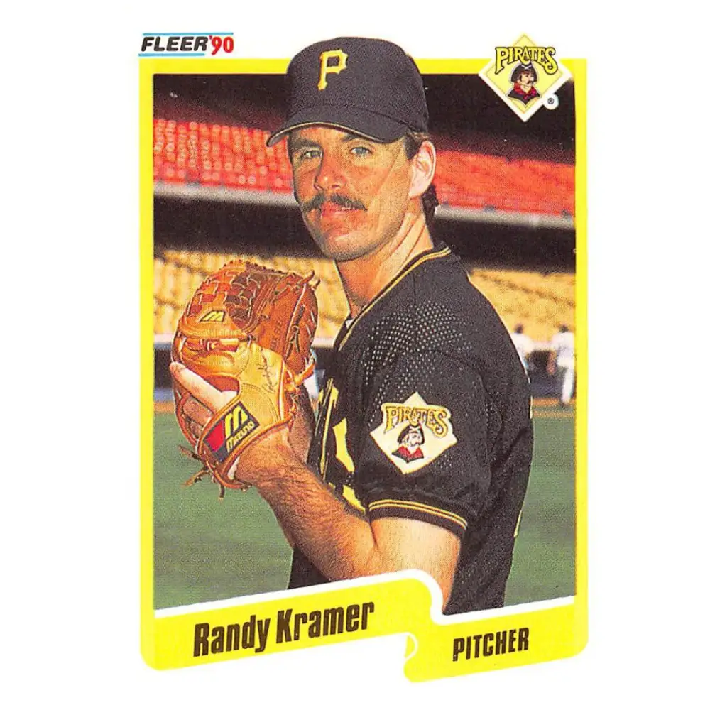 1990 Fleer #471 Randy Kramer NM-MT Pittsburgh Pirates Baseball Card Image 1