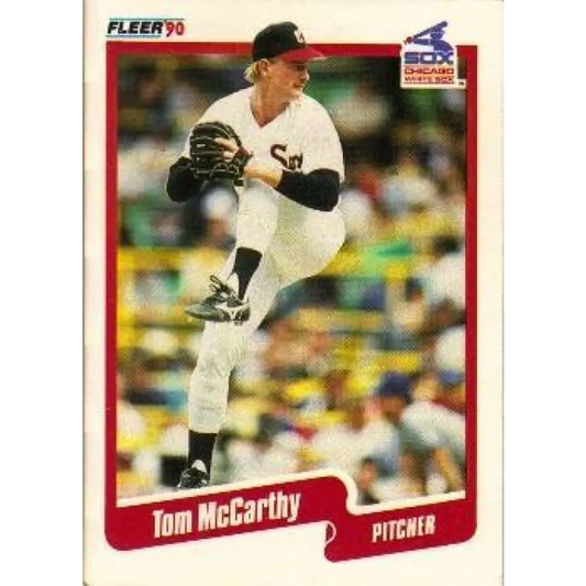 1990 Fleer #541 Tom McCarthy NM-MT Chicago White Sox Baseball Card Image 1