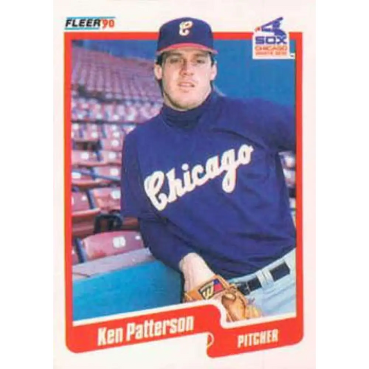 1990 Fleer #545 Ken Patterson NM-MT Chicago White Sox Baseball Card Image 1