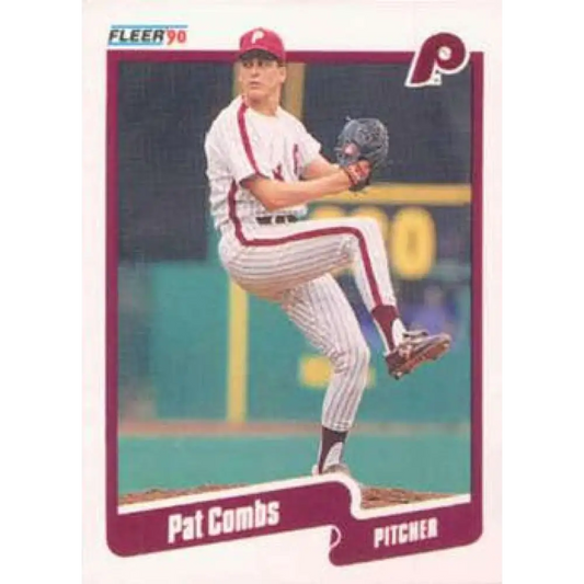 1990 Fleer #553 Pat Combs NM-MT Philadelphia Phillies Baseball Card Image 1