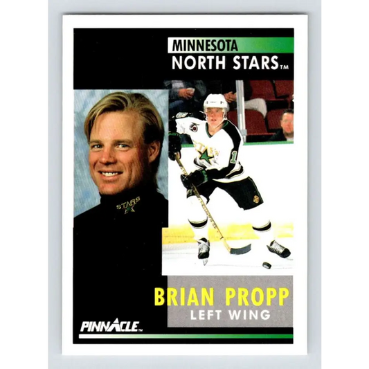 1991-92 Pinnacle #184 Brian Propp NM-MT Minnesota North Stars Hockey Card Image 1