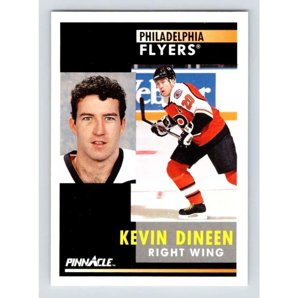 1991-92 Pinnacle #246 Kevin Dineen NM-MT Philadelphia Flyers Hockey Card Image 1