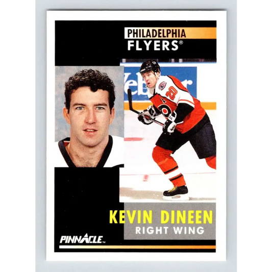 1991-92 Pinnacle #246 Kevin Dineen NM-MT Philadelphia Flyers Hockey Card Image 1