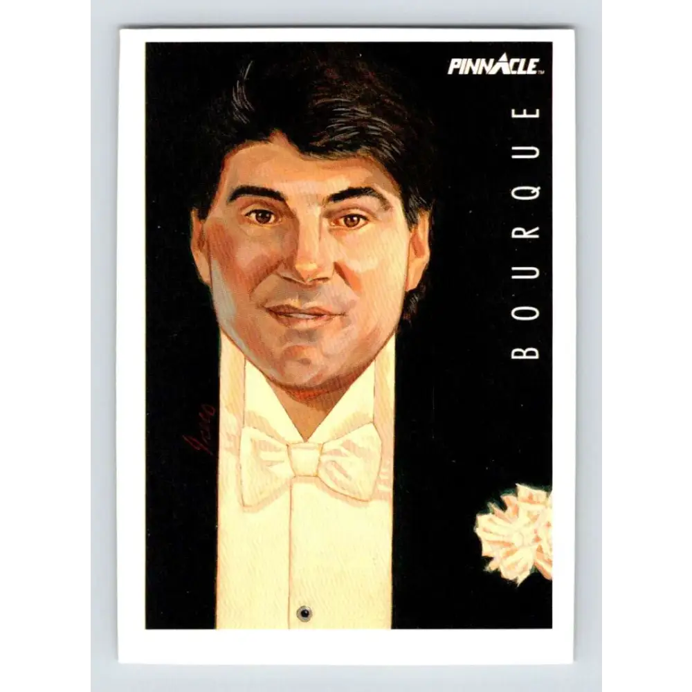 1991-92 Pinnacle #368 Ray Bourque GG NM-MT Boston Bruins Hockey Card Image 1