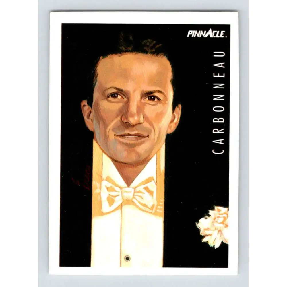 1991-92 Pinnacle #374 Guy Carbonneau GG NM-MT Montreal Canadiens Hockey Card Image 1